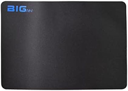 BIGtec Mouse Mat Gaming XXL Mouse Mat for Gaming and Graphic Design 40 x 30 cm and Only 2.5 mm High, Non-Slip Base, Mouse Pad, Extra Large, Mouse Mat Black