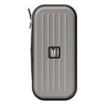 TARGET Darts Takoma Darts Wallet, Regular Size, Grey | Darts Case Holds 3 Darts | Protective EVA Dart Holder with Double Zip Lock Inner Pouches | Professional Darts Accessories