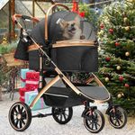 YITAHOME Pet Stroller 3-in-1, One-C