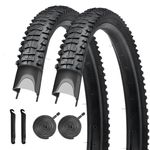 YILUXING 26" Bike Tires 26x1.95/50-559 Foldable Replacement Bicycle Tire for MTB Mountain Hybrid Offroad Bicycle，Compatible with 26 x 1.90 26 x 1.95 26 x 2.0 Bike Bicycle Tires and Tubes