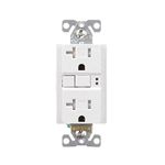 Eaton GFCI Self-Test 20A -125V Tamper Resistant Duplex Receptacle (3-Pack), White