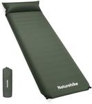 Naturehike D04 Self Inflatable Sleeping Pad, Upgraded 10cm Thickness Comfortable Sleeping Mattress, Splicing Portable for Camping Hiking Travel (D04-with Pillow)