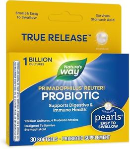 Nature's Way Primadophilus Reuteri Pearls True Potency Synergy Blend Digestion & Immunity Probiotic Supplement for all ages, 30 Count