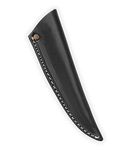 Angus Stoke Knife Bag Belt Thick Genuine Leather - Knife Sheath Leather - Knife Sheath - Knife Case Averell (Black)