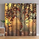 Jekeno Fall Tree Blackout Curtains 