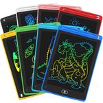 8 Pack LCD Writing Tablet for Kids, 8.5 Inch Colorful Doodle Board Drawing Tablet, Kids Travel Games Activity Learning Toys Birthday Gifts for 3 4 5 6 Year Old Boys and Girls Toddlers