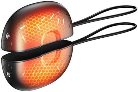 Magnetic Hand Warmers Rechargeable 2 Pack,10000mAh Magnetic Electric Glove Heater Handwarmers with Flashlight, UL Certified, 3 Levels Heat, Up to 8 hrs,Warm Tech Gifts for Men&Women, Black