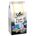 Sheba Fresh and Fine - Wet Cat Food - Pouches with Tuna and Salmon in Jelly - 48 x 50 g