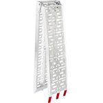 Black Widow AFP-9012 Single Runner Motorcycle Ramp – Finger-Style Lip, Plate Surface