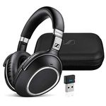 Sennheiser MB 660 UC (507092) - Dual-Connectivity, Wireless, Bluetooth, Foldable, Adaptive ANC Over-Ear Headset | for Desk/Mobile Phone & Softphone/PC Connection | UC Platform Compatibility (Black)