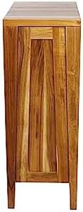 EcoDecors® Signifiacado® 12 inch D Modular Compact Side Vanity with Door in EarthyTeak Finish