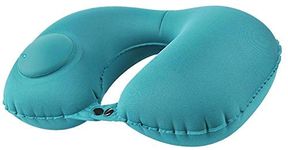 Anukmpa Travel Pillow Backpack Neck Manual Press Automatic Inflatable Pillow Care Head Cervical Waist Office Rest Travel Camping Best Flying Gift