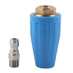 TOPINCN Pressure Washer Turbo Rotary Nozzle 4.0Gpm High Speed Rotating 1/4" Quick Connect Plug 3600Psi/250 Bars Cleaning Accessory 2.5 Gmp