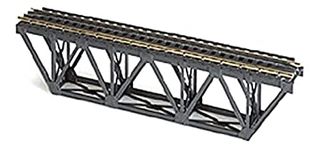 Atlas 884 Model Train Deck Truss Bridge Kit - Code 100 (Compatible With Hornby, Roco, peco & Bachmann Etc.)