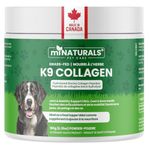miNATURALS K9 Collagen Powder for Dogs & Cats – 180g Hydrolyzed Grass-Fed Bovine Peptides | Hip and Joint Supplement, Skin, Coat & Bone | All Breeds, Puppy to Senior | Health Canada NN.C9K7