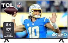 TCL 43-Inch Class S4 4K LED Smart TV with Google (43S450G, 2023 Model), Dolby Vision, HDR Pro, Atmos, Assistant Built-in Voice Remote, Works Alexa, Streaming UHD Television