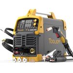 TOOLIOM 200A MIG Welder 4 in 1 MIG/Flux MIG/Lift TIG/Stick Welder 110/220V Dual Voltage Aluminum Welding Machine Spool Gun Compatible