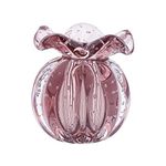 TAVARES Murano Crystal Vases for Flowers - A Stunning Decorative Flower Vase Centerpiece & Small Crystal Vase Perfect for Home or Room Decoration - Measuring 4.72x4.72 Inches