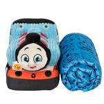 PLUSHIBLE BRIDGING MILES WITH SMILES Blankie Bestie 2-n-1 Thomas The Tank Engine Blue