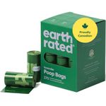 Earth Rated Dog Poop Bags, Guaranteed Leak Proof and Extra Thick Waste Bag Refill Rolls For Dogs, Lavender Scented, 270 Count