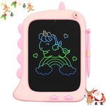 ORSEN Girls Toys for 3 4 5 6 7 8 Year Old Girls Boys, LCD Writng Tablet Unicorn Doodle Board, Unicorn Gifts for Girls 8.5inch Drawing Pad for Kids, Birthday Unicorn Toys Gifts for Girls (Pink)