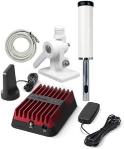 Drive Reach 470154 Cell Phone Signal Booster Kit, Marine Bundle for Boat & Marine Applications – Maximum Cell Signal Boost Allowed by FCC