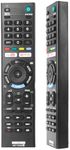 Replacement TV Remote Control RMT-TX300E Compatible with Sony Bravia TV LED LCD Smart TV Includes Netflix/YouTube Buttons, Direct Use with No Setup Required