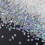 14400Pcs Acrylic Clear Diamond 3MM Rhinestones Vase Fillers Small Diamond Confetti Crystal Ab Rhinestones for Table Centerpiece Wedding Party Birthday Decorations