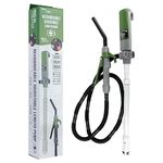 TeraPump Rechargeable Battery Powered Liquid Transfer Pump - 15 - 20 in Suction Tube, 3.1 GPM - 60 in Hose with Easy Nozzle