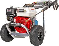 SIMPSON Cleaning ALH3228-S Aluminum Series 3400 PSI Gas Pressure Washer, 2.5 GPM, HONDA GX200 Engine, Includes Spray Gun and Extension Wand, 5 QC Nozzle Tips, 5/16-inch x 25-foot Monster Hose