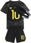 Casmyd Soccer Jerseys for Boys Kids 2024 HOM/Awy Kit Football Jersey Set Youth Sports Team T-Shirt&Shorts Soccer Uniform