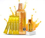 Vitafer-L Gold Liquid Energy Supplements for Men and Women for Fatigue and Tiredness. Include 1 Bottles (16.9 Oz). + 1 Pocket Size Bottles (0.67oz)+ 4 Sachets (0.33oz)