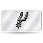 Rico Industries NBA San Antonio Spurs Laser Inlaid Metal License Plate Tag