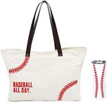 Baseball Handbag & 5D Print Baseball Skinny Tumbler Packets (white, x-large)