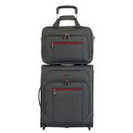 Air Canada Belmont: 2-Piece Luggage Set Featuring 18" Carry-On and Matching Tote