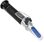 BOWONG Hand-held Alcohol Refractometer, 0~80% Alcohol Content Measurement Tool Tester for Spirits Distilled Ethanol with Water Like Whiskey, Brandy, Vodka