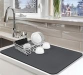 New 2025 Dish Drying mat Kitchen for Kitchen Drying mat for Water Absorbing mat for Kitchen for Dish Drying mat for Dish Dry mat for Absorbent mat for Kitchen for Utensils Drying mat (40 x 60 cm)