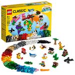 LEGO Classic Around The World 11015 Building Kit; 15 Kids’ Building Toys for Creative Play; Iconic Animal Toys; New 2021 (950 Pieces)