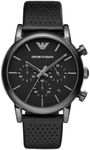 Emporio Armani Men's AR1737 Dress Black Leather Watch