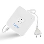Ceptics 500-Watt Voltage Converter - Step Down - 220v to 110v / 240v to 120v Travel Power Converter - for Hair Straightener, Laptops and Chargers, CE Certified
