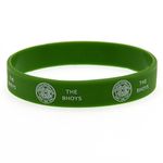 Official GLASGOW CELTIC FC green rubber wristband