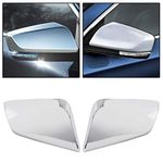 ECOTRIC Chrome ClipOn Mirror Covers Overlays Trims Shells Compatible with 2014&Up Chevy Impala (2PCS, 1 Pair)