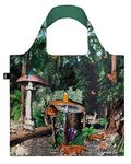 LOQI KW.BF Artist Kristjana S Williams Interiors Reusable Shopping Bag, Polyester, Black Forest