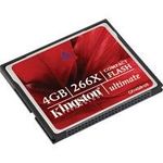 Kingston Ultimate 4 GB 266x CompactFlash Memory Card CF/4GB-U2