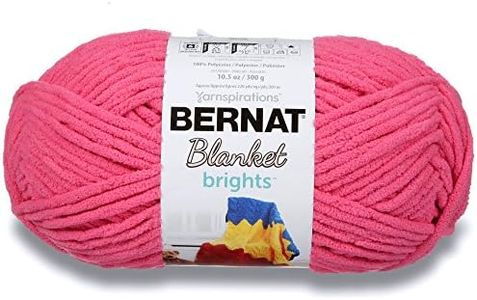 Bernat Blanket Brights BB Ball of Yarn, Pixie Pink
