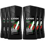 6pk of 225ml Lynx 12hr Refreshing Africa Squeezed Mandarin & Sandalwood Bodywash