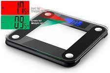 Ozeri Precision II 440 lbs Body Weight Scale (0.1 lbs / 0.05 kg Bath Scale Sensors) with Weight Change Detection