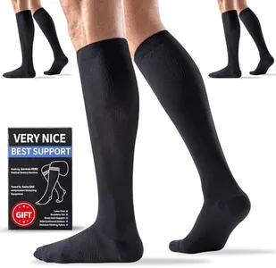 Medical Compression Socks 20-30 mmHg for Men Women (3 Pairs) - Best Support for All Day Wear, Pain Relief, Circulation
