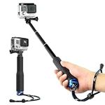 Alsukeay Selfie Stick Extendable Hand Grip Handheld Monopod Aluminum Telescopic Pole (7-19 inch) Compatible with GoPro Hero 11 10 9 8 7 6 5 4 3+ 3 Session SJ4000 SJ5000 Action Cameras