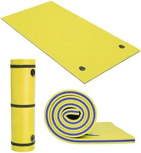 Lily Pad Floating Mat for Lake & Pool, 8'/9'/12' Extra Large Floating Water Mat, 3-Layer Tear-Resistant XPE Foam Suitable for Adults and Kids